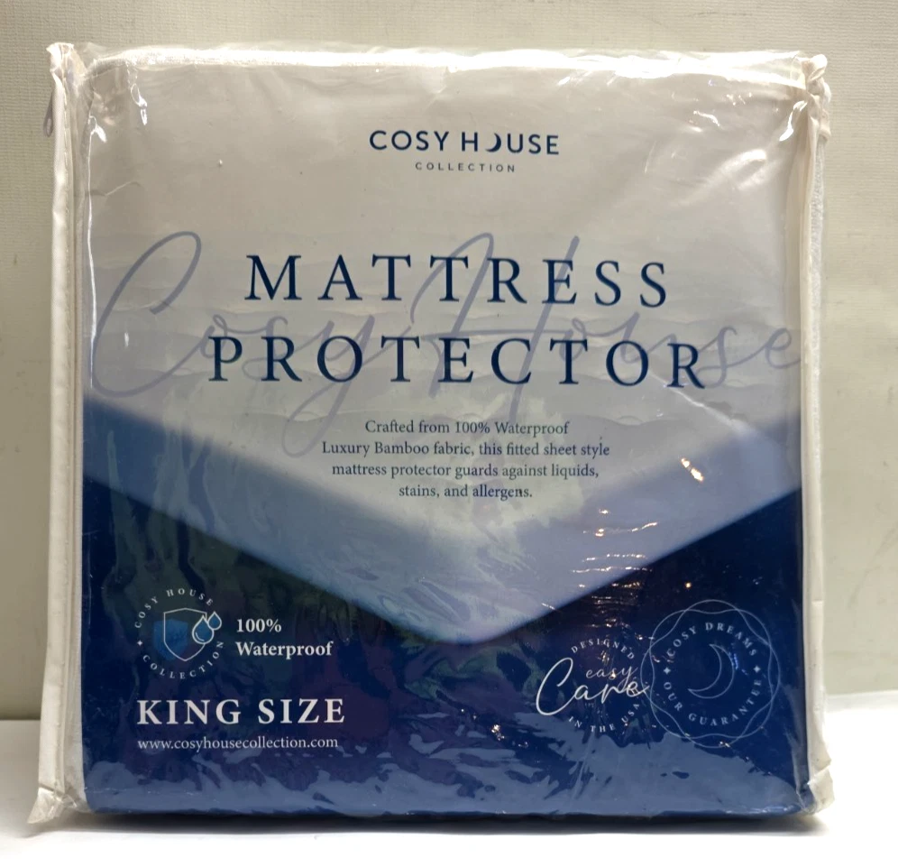 King Bamboo Mattress Protector Hypoallergenic & Breathable Waterproof