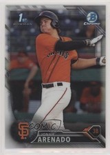 2016 Bowman Chrome Prospects Refractor 302/499 Jonah Arenado #BCP240 fm0