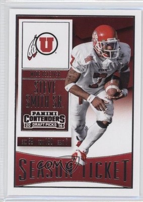 2016 Panini Contenders Draft Picks Season Ticket Steve Smith Sr #90 0a1