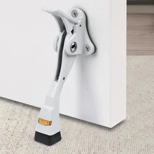 Kick down Door Stoppers for Bottom of Door, Heavy Duty Kickdown Door Stop, Adjus