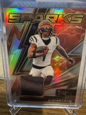 Panini Select NFL 2025 Silver Sparks Patch /149 Bengals Jamarr Chase No. SPK-JCE