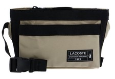 Image of LACOSTE Mens Brown & Black Outdoor Cross Body Reporter Bag BNWT