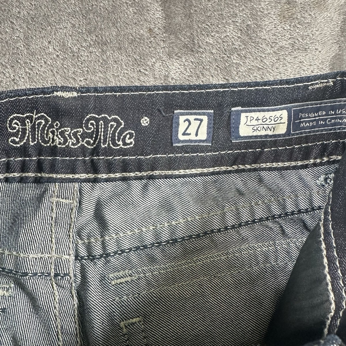 Miss Me Jeans Women's 27 Blue Skinny JP46565 Sequence