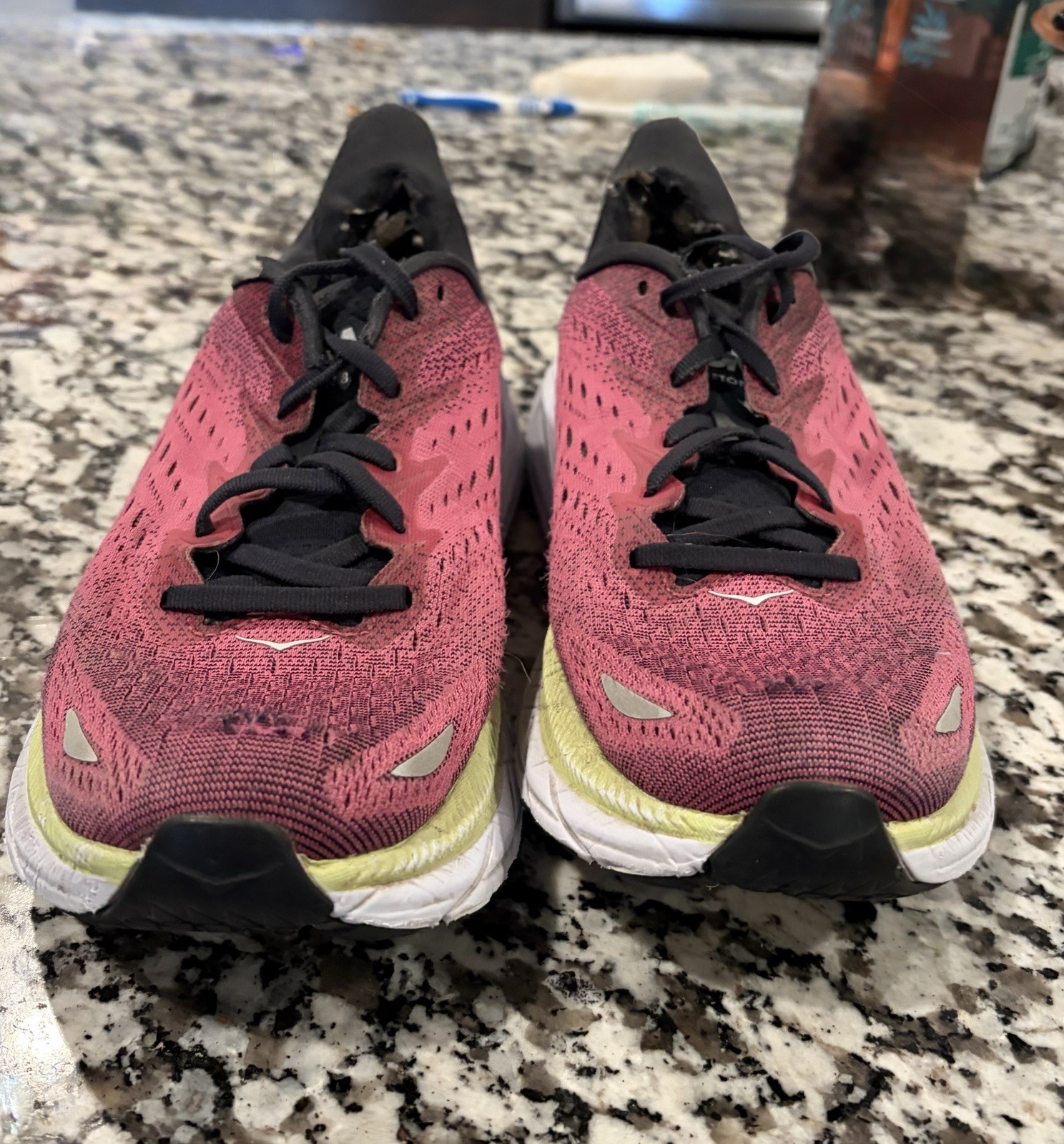 Hoka One One Women's Clifton 8 Running Shoes Pink, Size 9 thumbnail 2