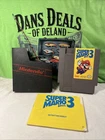 Vintage Super Mario Bros. 3 (Nintendo, NES, 1990) Authentic W/ Manual & Sleeve