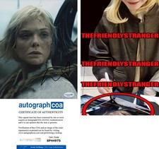 Elle Fanning signed "PREDATOR: BADLANDS" 8x10 Photo EXACT PROOF e Thia ACOA COA