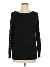 Magnolia Grace Women Black Long Sleeve Top M