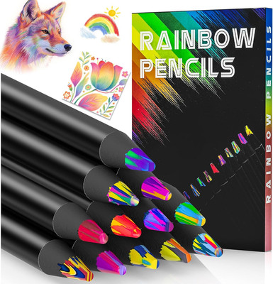 Regenbogenstifte 12er Set Jumbo für Kinder und Erwachsene