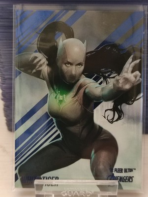 White Tiger Base Blue #/360 | Upper Deck 2022 Marvel Fleer Ultra Avengers