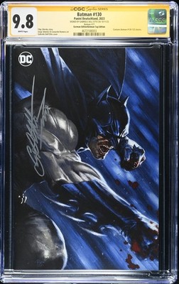 BATMAN #130 DC COMICS PANINI 2023 GABRIELE DELL'OTTO SIGNED CGC SS