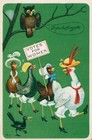 Vintage Postcard  Anthropomorphic  Ducks Suffragette Votes for Women — photo 1