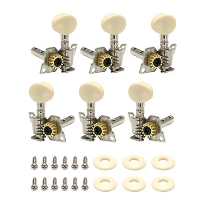 6 Stck. Klassische Gitarrensaiten Stimmwirbel Instrumente Dekor Stimmschlüssel 3L 3R