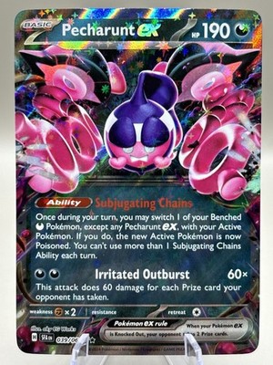 Pokemon Karte Shrouded Fable Pecharunt ex 039/ 064 NM Englisch