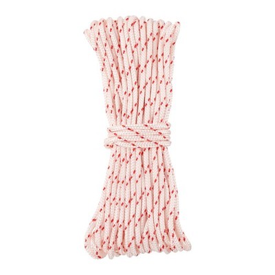 Recoil Start Rope, 10-Meter 3.5mm Nylon Engine Start Rope, White Red