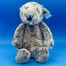 Jellycat Medium Bashful Beaver BAS3BEAV Plush Stuffed Animal NWT