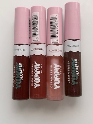 COVERGIRL Clean Fresh Yummy Gloss Lip Gloss Plumper Smitten Choco-Lot Fizzical