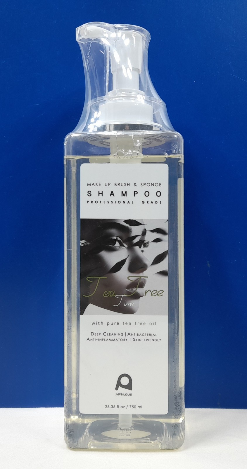 2~Makeup Brush Cleaner, Tea Tree Oil, Shampoo for Sponges & Puffs, Deep Cleaning