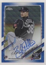 2021 Topps Chrome Rookie Blue Wave Refractor 65/150 Ryan Castellani Auto xm5