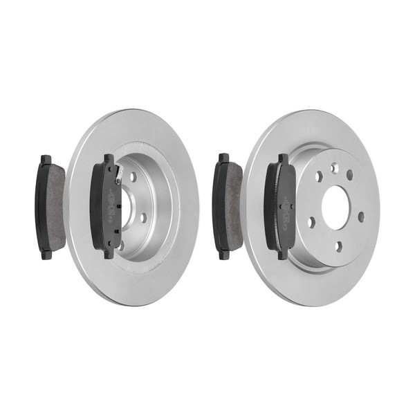 F.Becker Bremsscheiben Ø268MM + BremsbelÄGe Hinten FÜR Opel Astra J Chevrolet-image