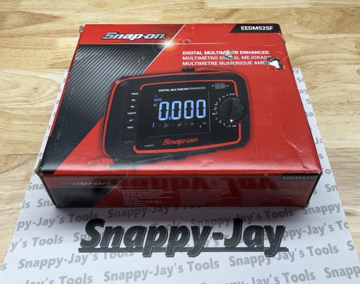 Snap-on EEDM525F LCD Digital Multimeter Enhanced for sale online 
