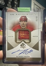 Mackenzie Weegar UD Authentics 35/49 Patch Auto