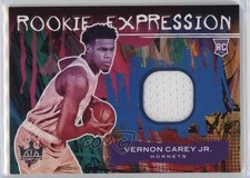 2020-21 Panini Court Kings Rookie Expression Memorabilia Vernon Carey Jr 1d0h