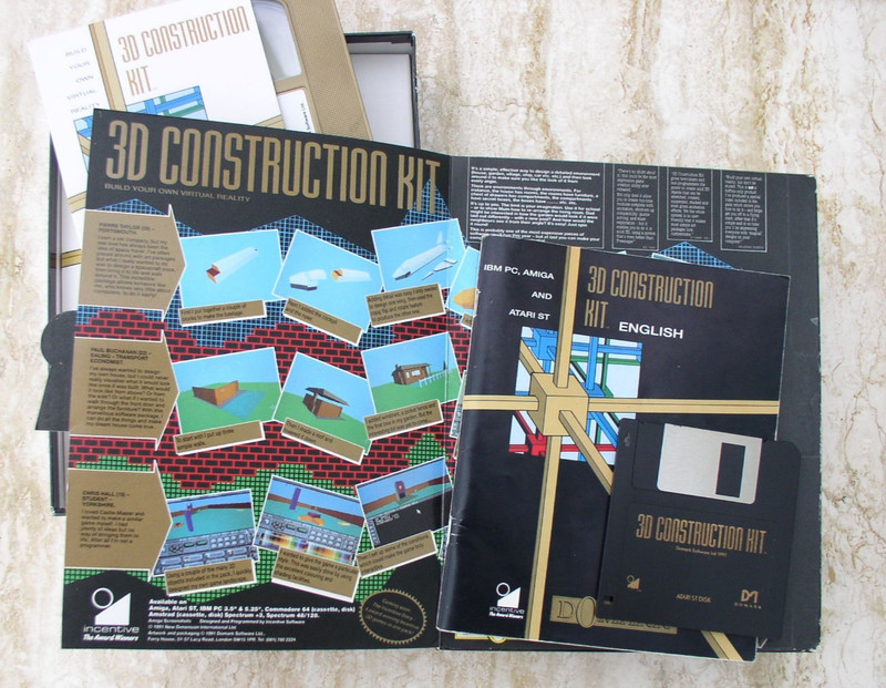 ATARI ST - 3D Construction Kit (Domark) 1991