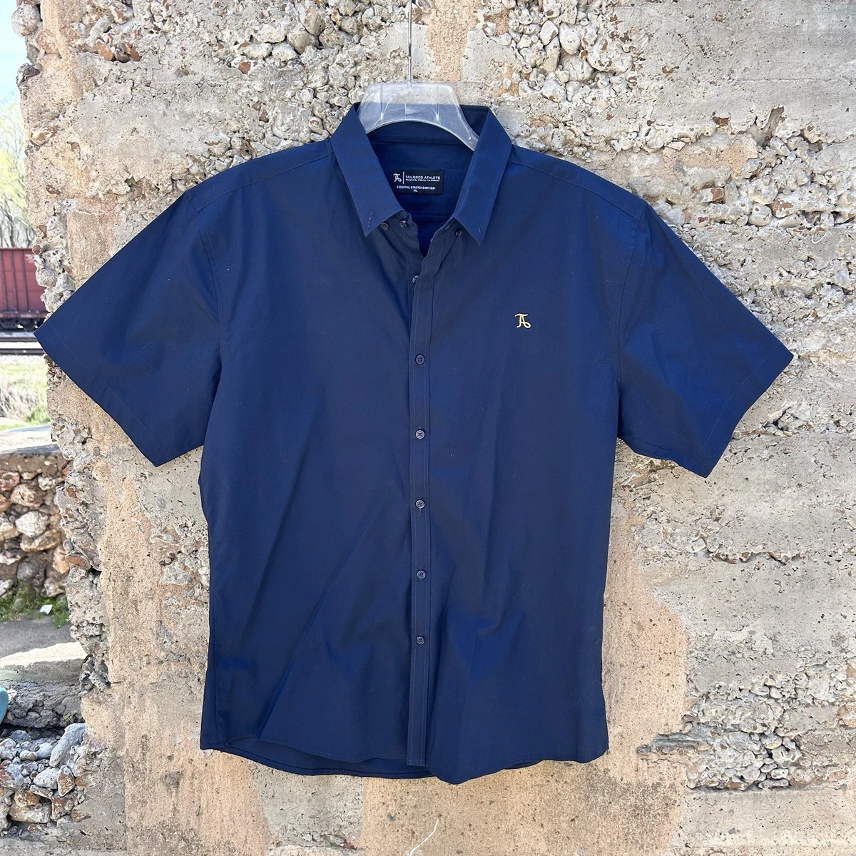 Short Sleeve Button-Down Slim Solid Dress Shirts for Men for sale | eBay Short Sleeve Button-Down Slim Solid Dress Shirts for Men for sale | eBay