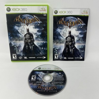 Batman: Arkham Asylum (Microsoft Xbox 360, 2009) CIB Complete Tested