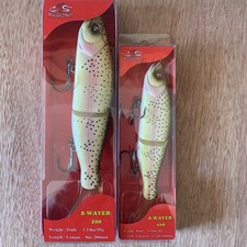 River2Sea S-Waver 168 & 200 Set Lite Trout Mint NIB Swimbait Glidebait Bass/pike