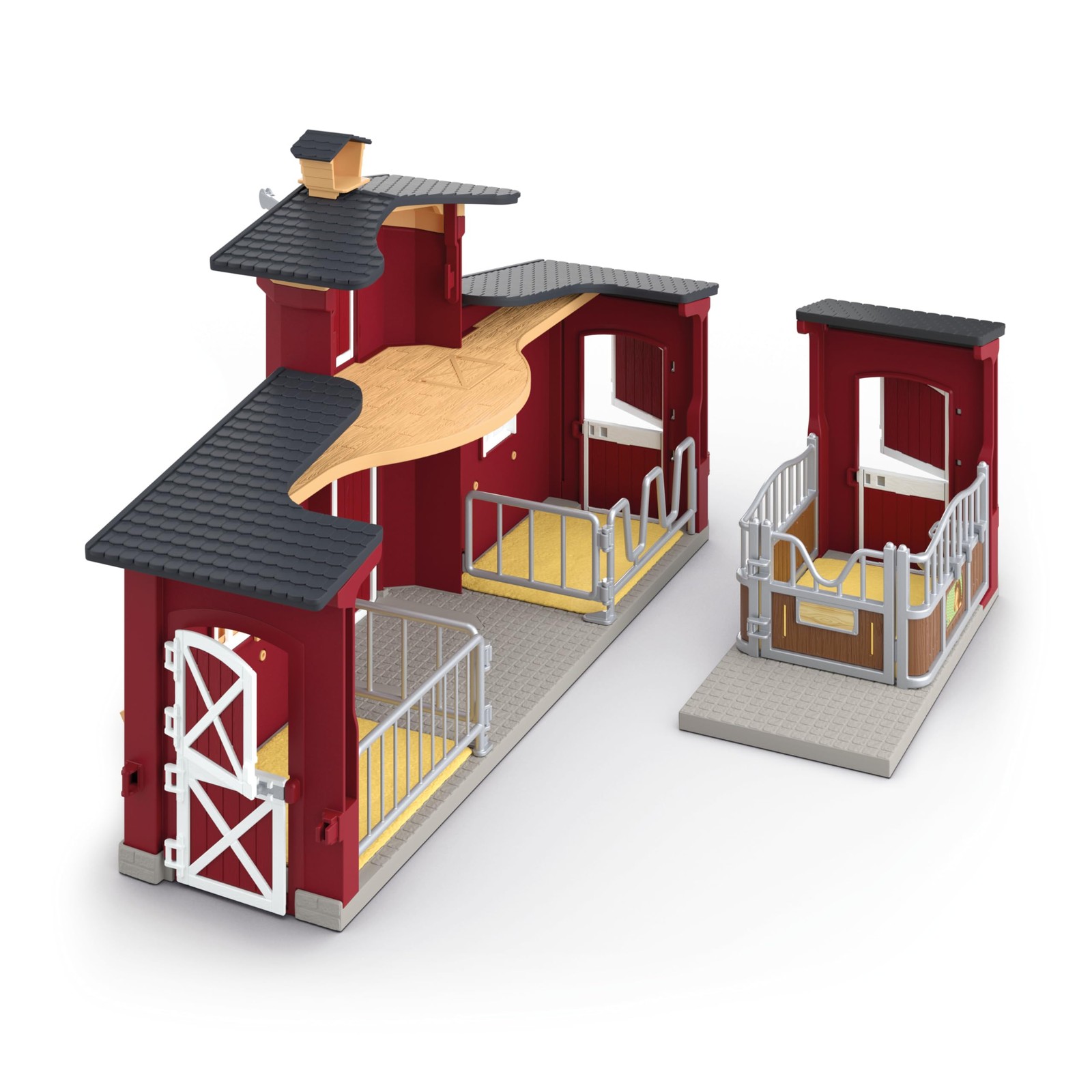Farm World &ndash; 31PC Goat Stable Playset with 2 Goat Figures and Accessories &ndash; F...