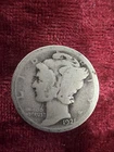 1921 10C Mercury Silver Dime Key Date Beautiful Coin