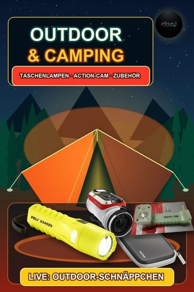 Outdoor & Camping: Peli Profi Lampen, Sportuhren, Action-Cams, uvm.