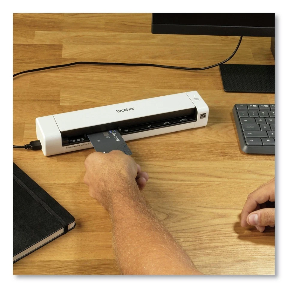 Boardwalk DS740D 600 DPI Optical Res Duplex Compact Mobile Doc Scanner New - Image 4 of 4