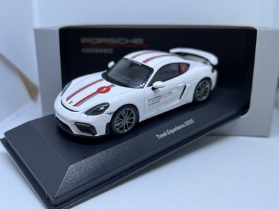 Porsche 718 Cayman GT4 Track Experience 2020 weiß rot Minichamps Modell 1:43 OVP