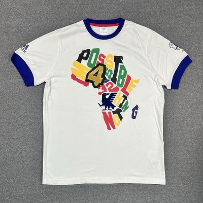 2009 Adidas Impossible Is Nothing Africa Collage Japan Football Ringer T-Shirt