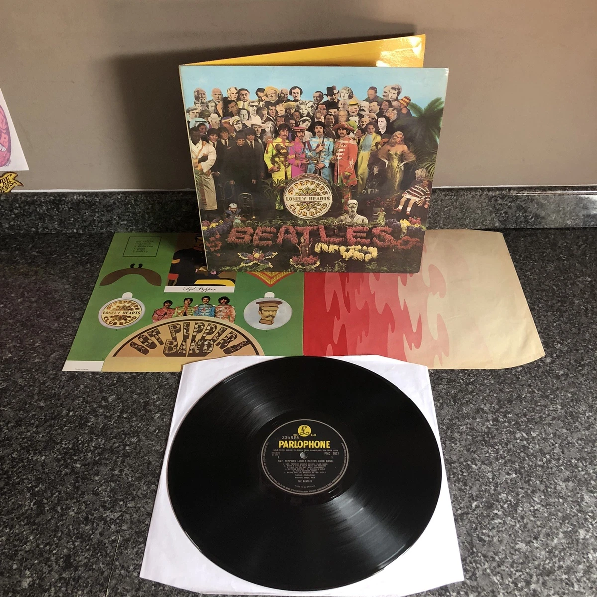 英LP The Beatles Sgt. Pepper's 1stプレスMono Preços baixos em Sgt Pepper Mono | eBay