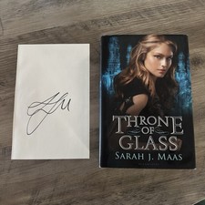 Product Image: Sarah J Maas Throne of Glass "Barbie Cover" 1st Print 1st Edition + SIGNED Page