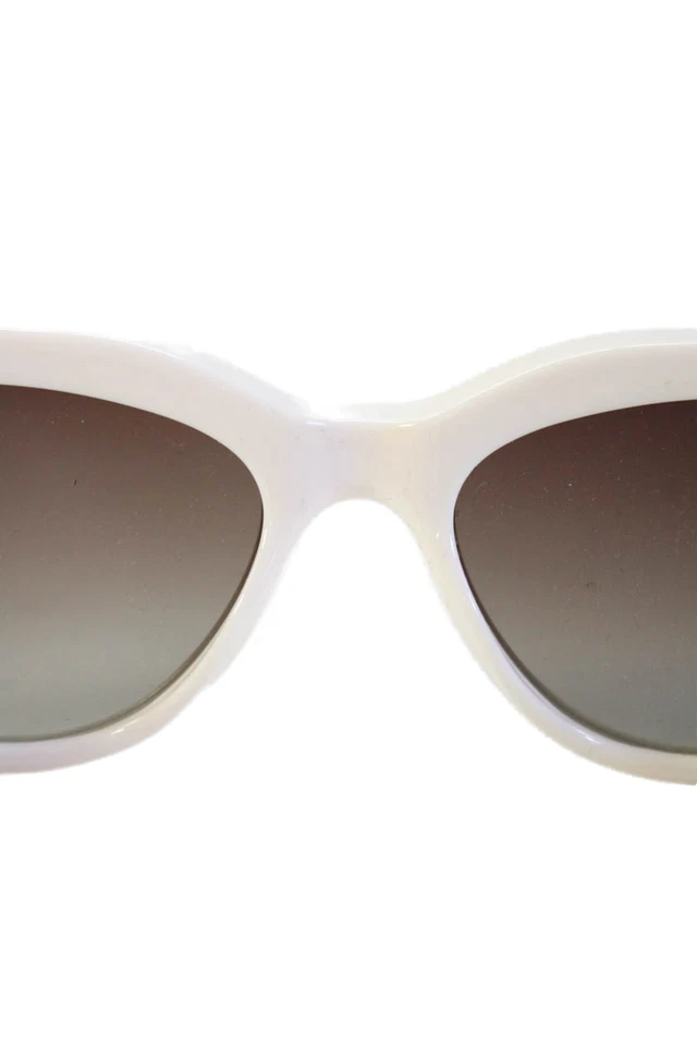 Óculos de sol feminino Quay olho de gato sólido creme tamanho 57-17-145 - Imagem 4 de 4