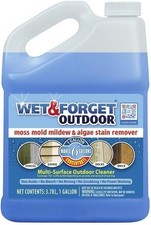 Wet  Forget Outdoor Cleaner 128oz Moss Mold Mildew Algae Stain Remover