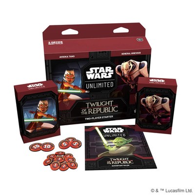 Star Wars Unlimited Twilight of the Republic Two-Player Starter Kit New