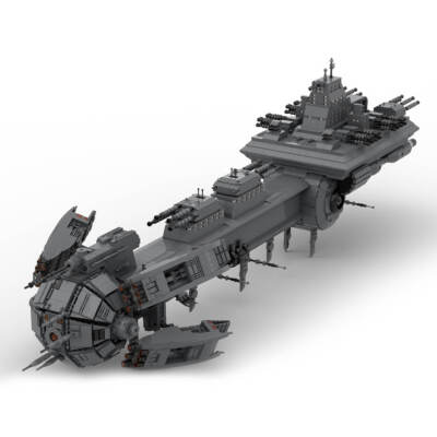 ZITIANYOUBUILD Scarran-Dreadnought Future Star Warship Model 6013 Pieces