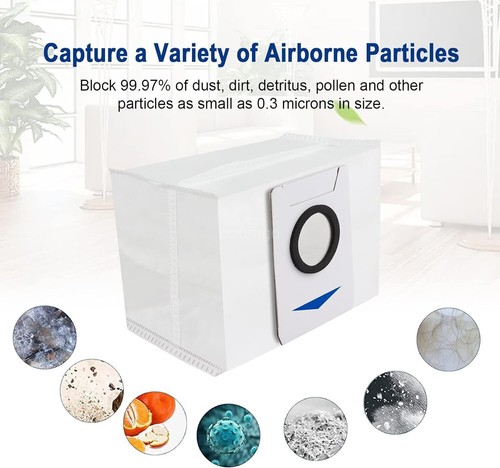 Dust Bag For Ecovacs Deebot X1 Omni,X1 Plus/Pro,T10 Omni,T10 Plus,T20 Omni Robot - Picture 3 of 12