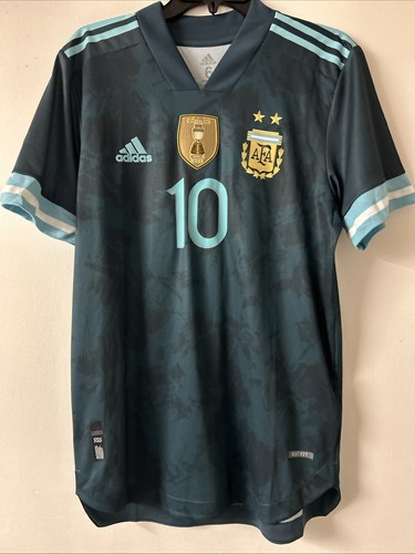 Messi Argentina 2020 Away Soccer Jersey M (Adidas Authentic Version) Original