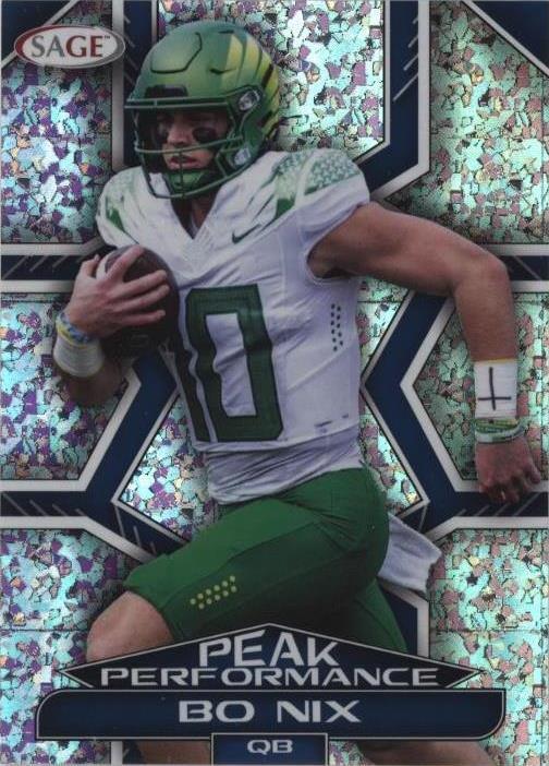 2024 Sage Low Series Bo Nix #PK-BN - 1 of 2