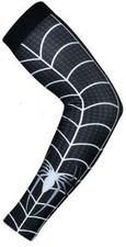 Baseball Football Basketball Sports Compression Arm Sleeve Spiderman Black