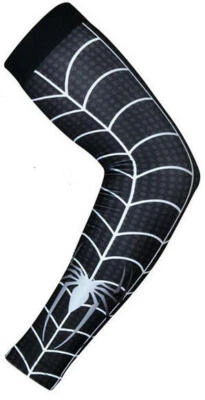 POWER ENERGY SPORTS Baseball Football Basketball Sports Compression Arm Sleeve Spiderman Black