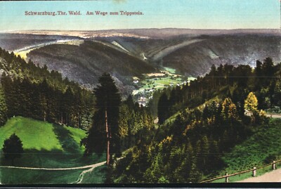 Schwarzburg/Thuringian Forest, on the way to the Trippstein