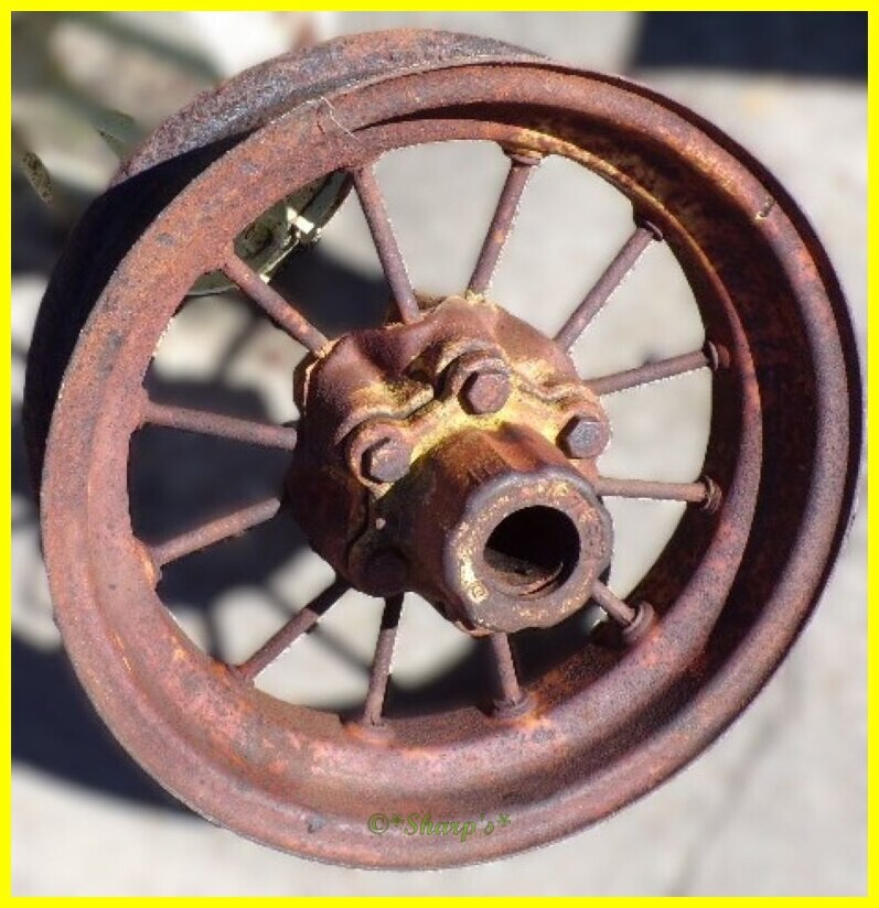 G768A RW45A * John Deere 66 Plow Wheel * 18" * Round Spoke * Nice ...