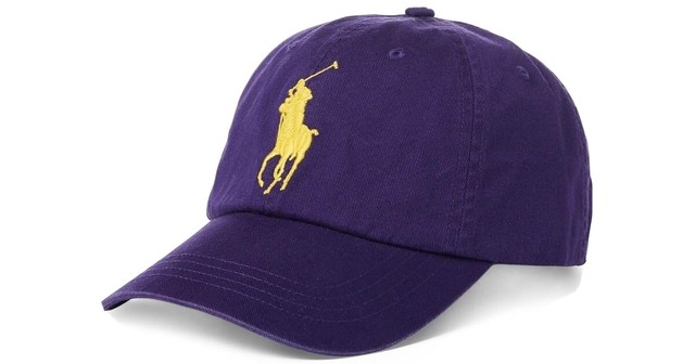 Polo Ralph Lauren Classic Big Pony Chino Baseball Cap Purple & Yellow for sale online | eBay